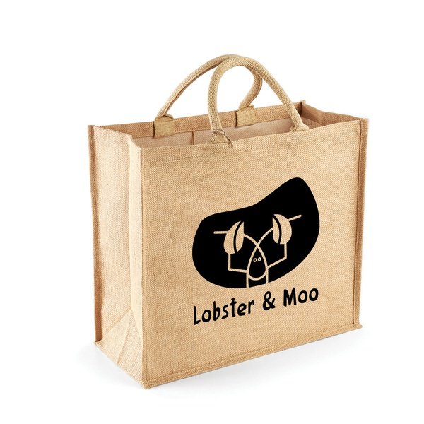 Jute Shopper Bag