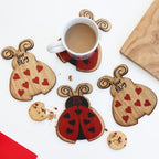 Branded Wooden Novelty Coasters
