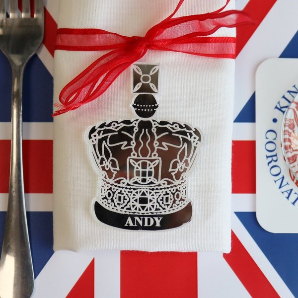 Corporate Event Personalised Place Settings