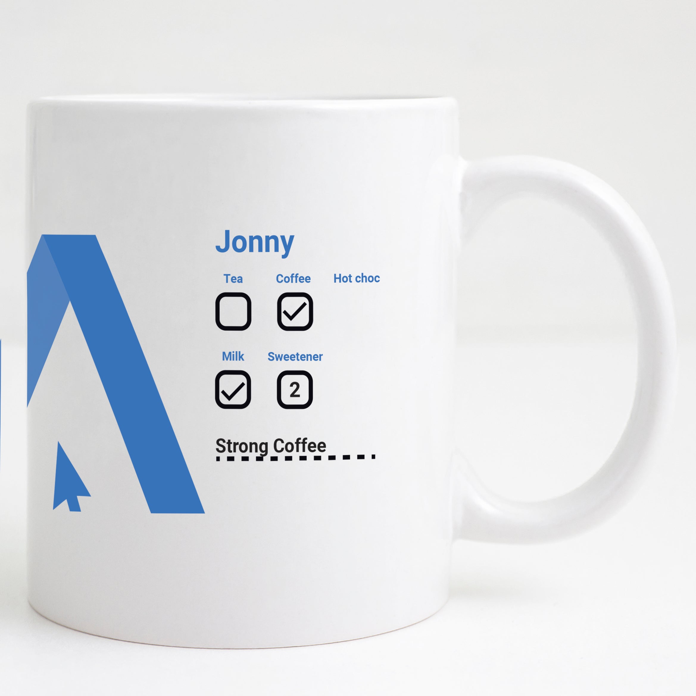 Branded White Ceramic Mug 11oz