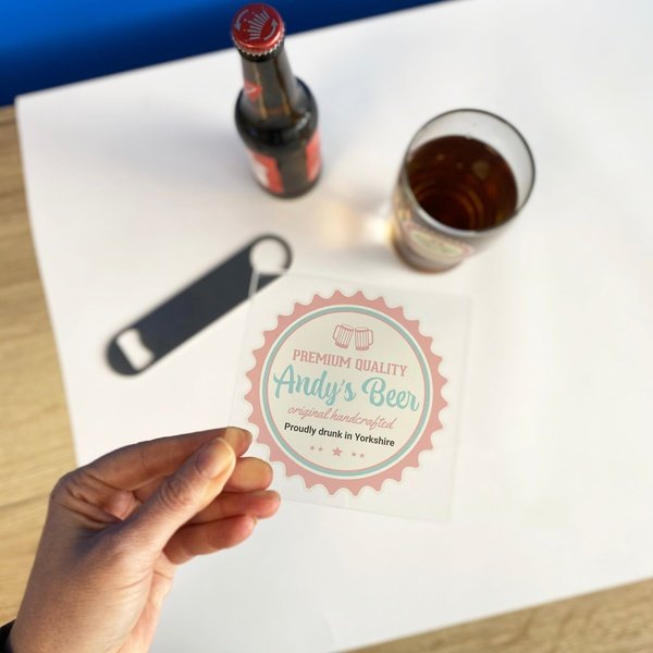 Branded Clear Acrylic Coaster