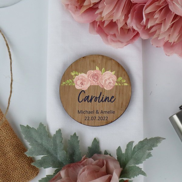 Custom Round Wooden Place Settings