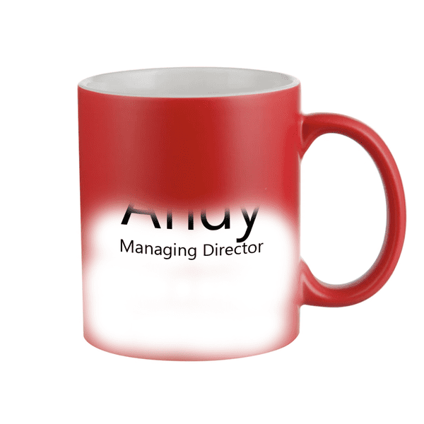 Branded Colour Changing Mug