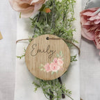 Custom Round Wooden Place Settings