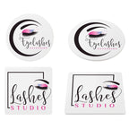 Branded White Acrylic Coaster