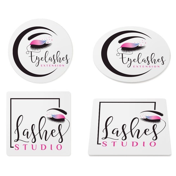 Branded White Acrylic Coaster