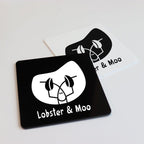 Branded Black Acrylic Coaster