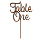 Wooden Table Numbers