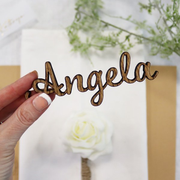 Custom Event Wooden Place Names