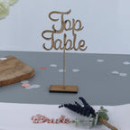 Custom Wooden Table Numbers