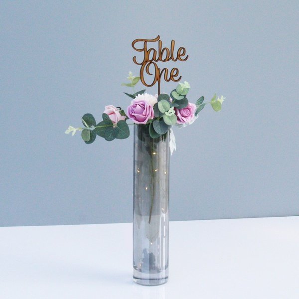 Custom Wooden Table Numbers